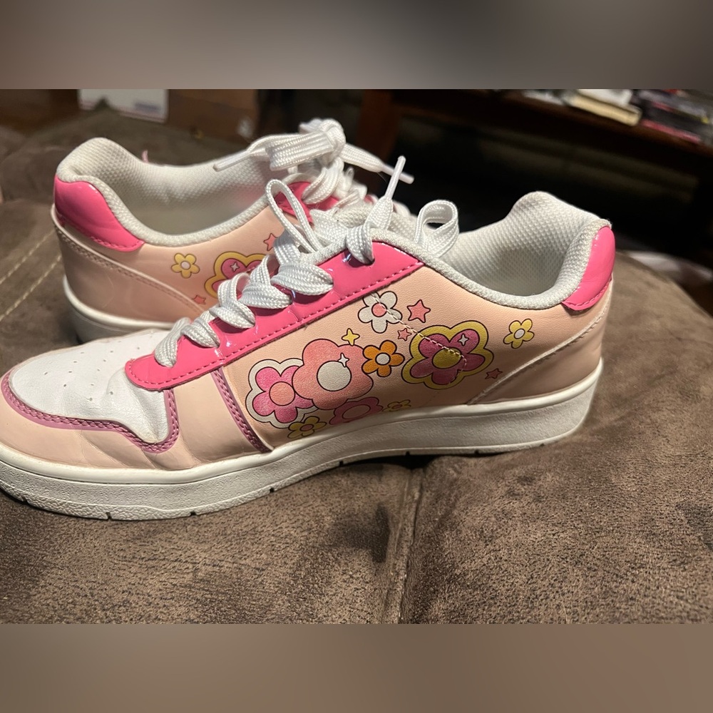 Barbie Pink and White Sneakers - Picture 4 of 5